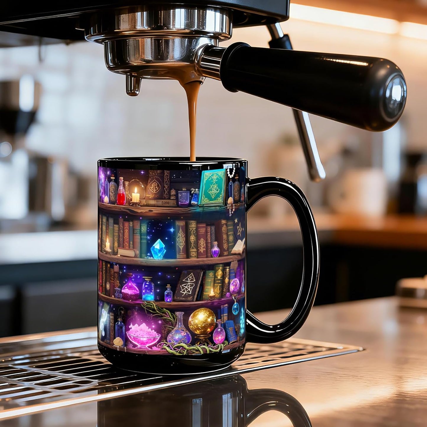 Taza mágica de libro para amantes de los libros y lectoras