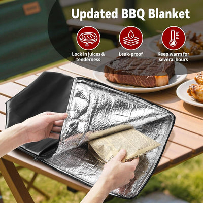Manta barbacoa reutilizable para carne y aves asadas
