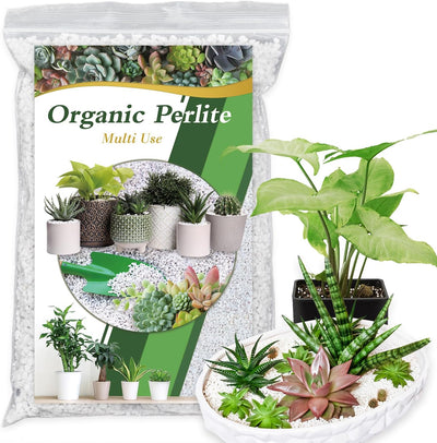 Perlita orgánica para plantas interior y exterior drenaje aireación