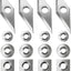 Set 32 Pzas Cortadores Tungsteno Torno Madera 0.433pulg
