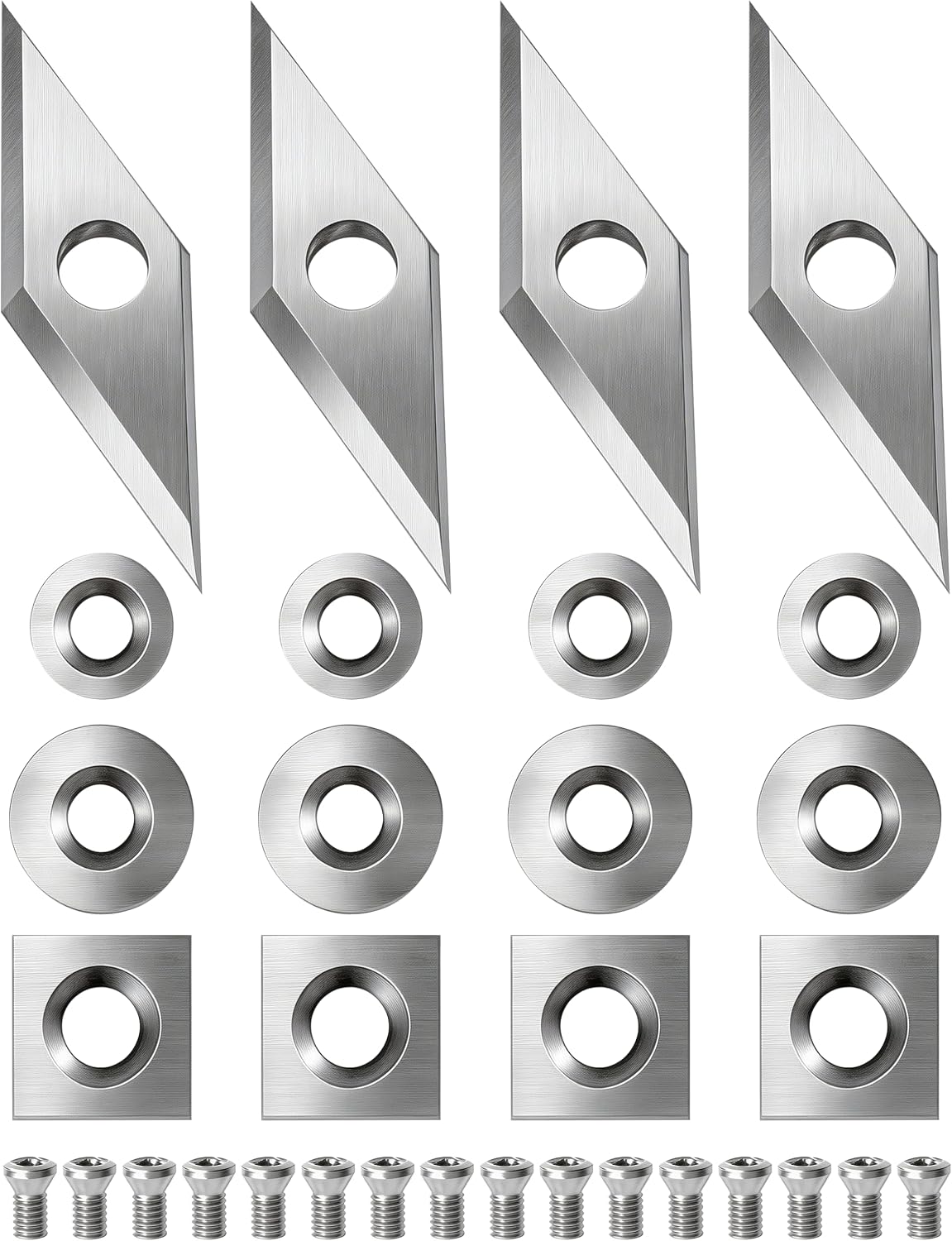 Set 32 Pzas Cortadores Tungsteno Torno Madera 0.433pulg