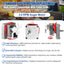 Kit repuesto parrilla motor barrena encendedor ventilador