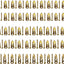 Set anclajes yeso con tornillos auto perforantes 50 pzas