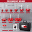 Kit escariador PVC 9 pzas aluminio Sch.40 CPVC ABS