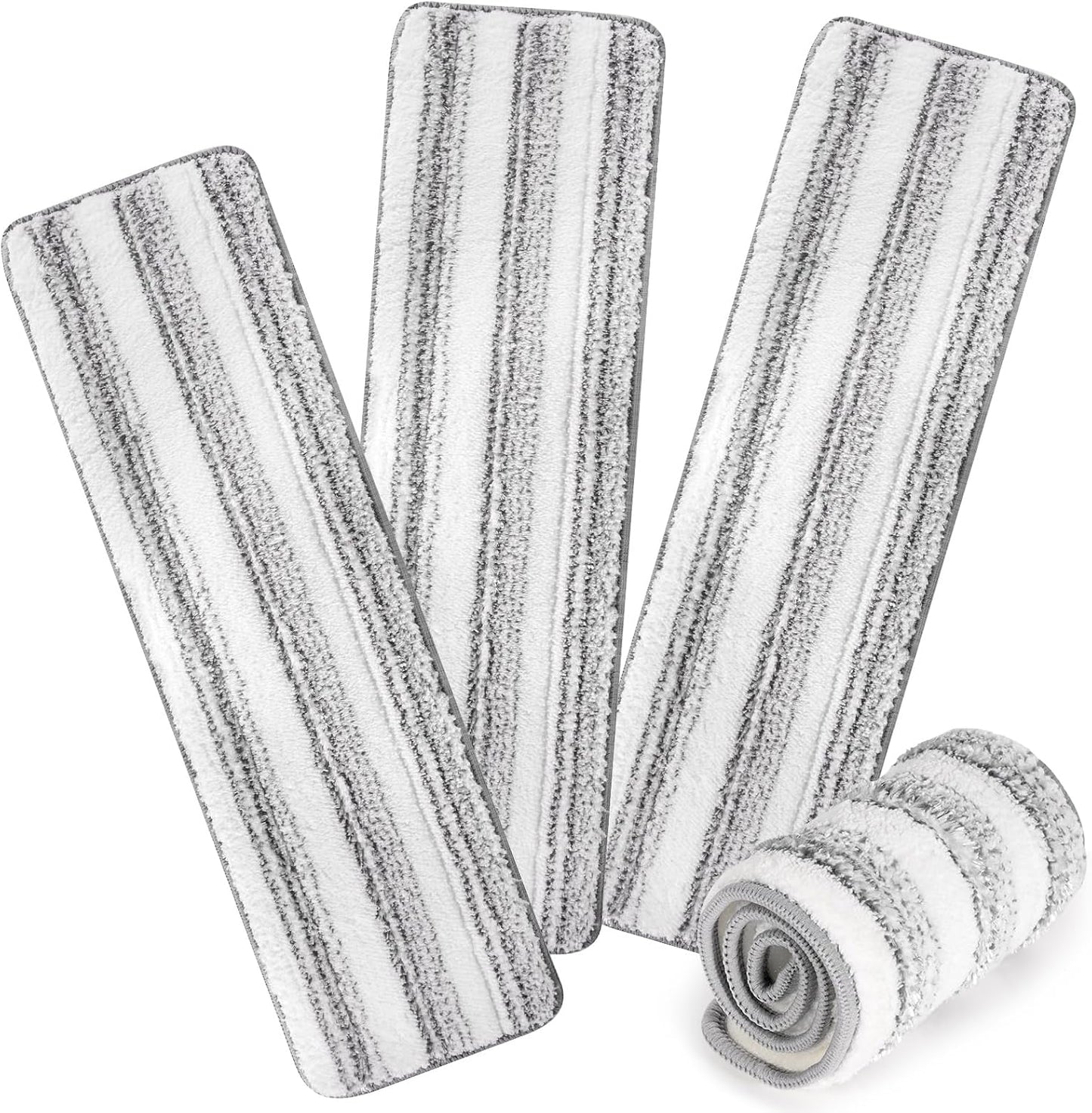 3 Pzas Almohadillas Microfibra para Trapeador 18pulg Bona