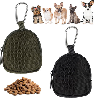 2 bolsas reutilizables para entrenamiento de perros con cremallera