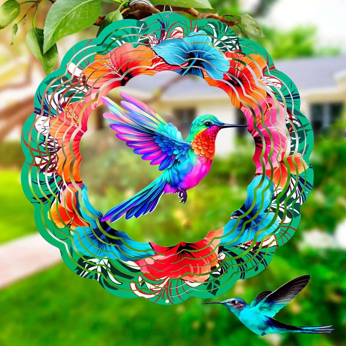 Molinillos colibrí 3D cinético 12pulg decoración patio