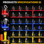 Kit herramientas crimpado 30 conectores eléctricos 22-10 AWG