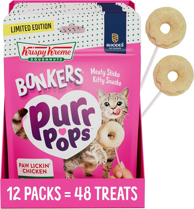Golosinas para gatos sabor pollo liofilizado 4 pzas