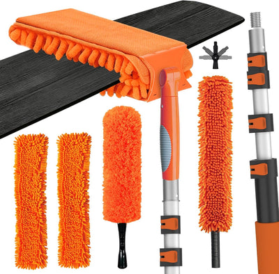 Kit limpiador ventilador techo 5-26pies microfibra paño reemplazable
