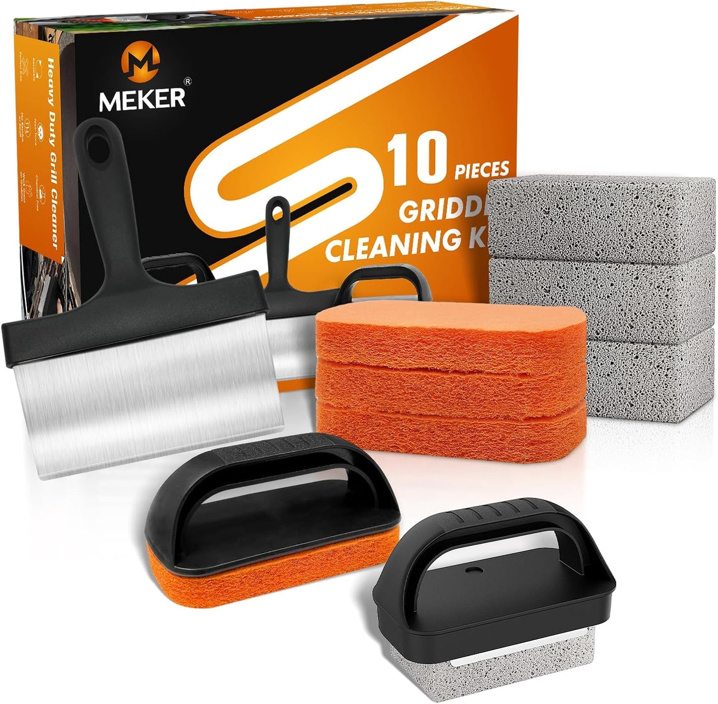 Kit limpieza plancha Blackstone con piedra y cepillo