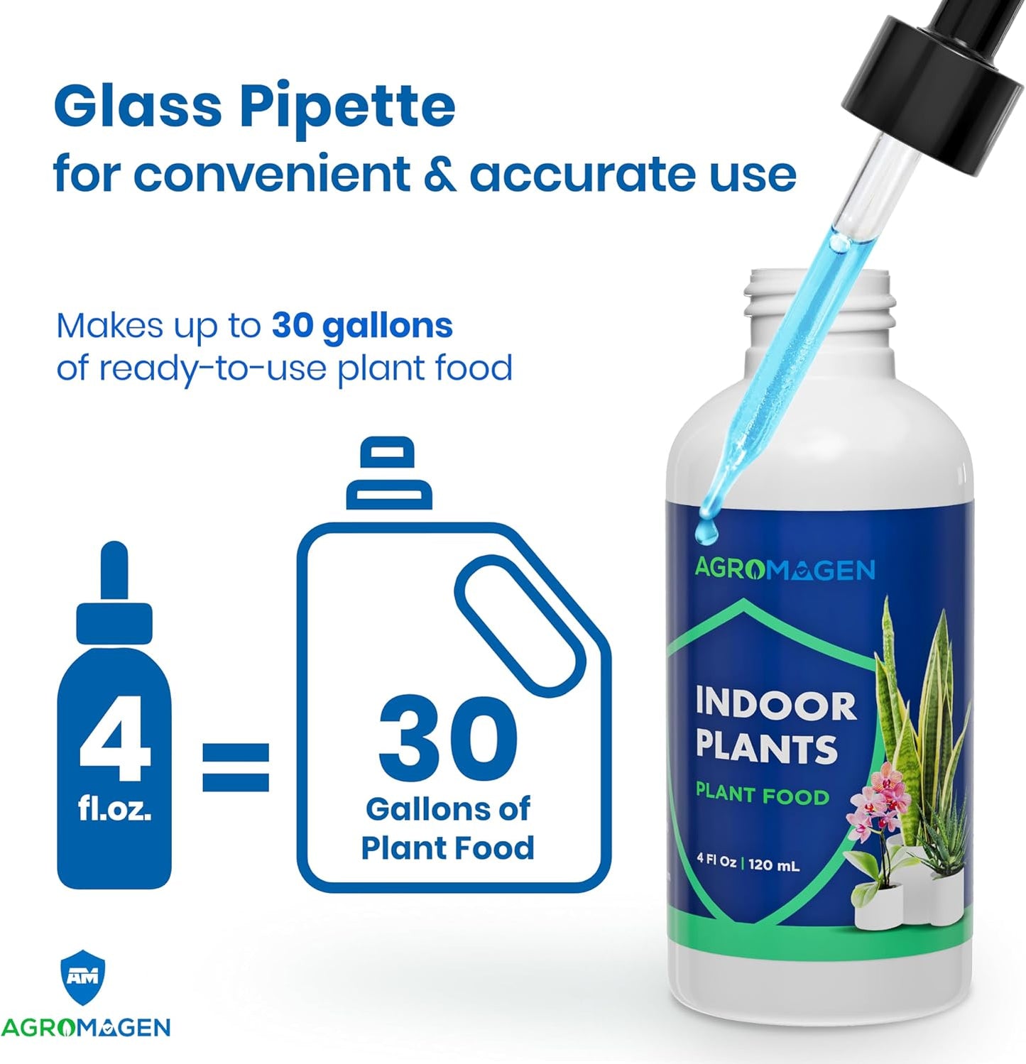 Fertilizante líquido para plantas 4oz con nutrientes
