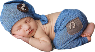 Traje niño recién nacido con sombrero sesion foto