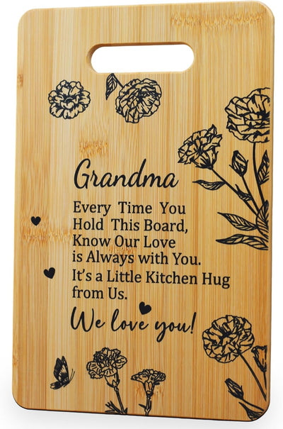 Tabla de cortar única como regalo para abuela en Navidad y Día de la Madre