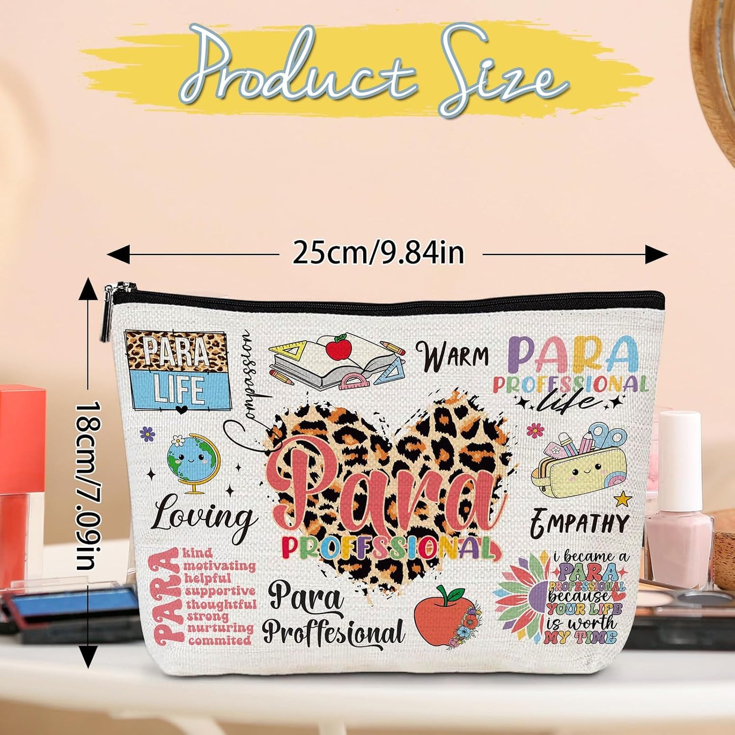 Bolsa maquillaje regalo profesional para mujer