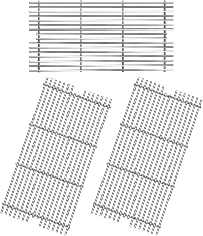 Rejillas acero inox 23 1/4 pulg para Viking VGBQ T set 3 pzas