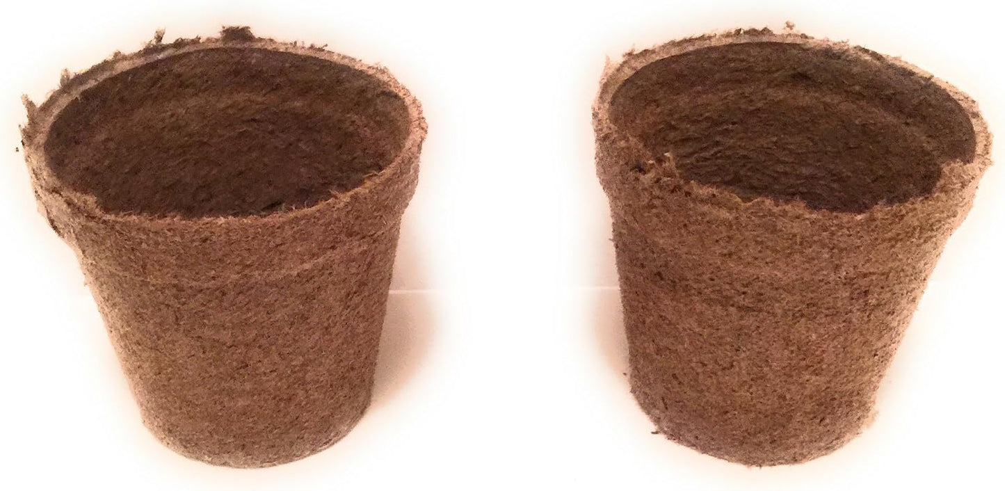 Macetas turba biodegradable 2pulg con semillas set 26