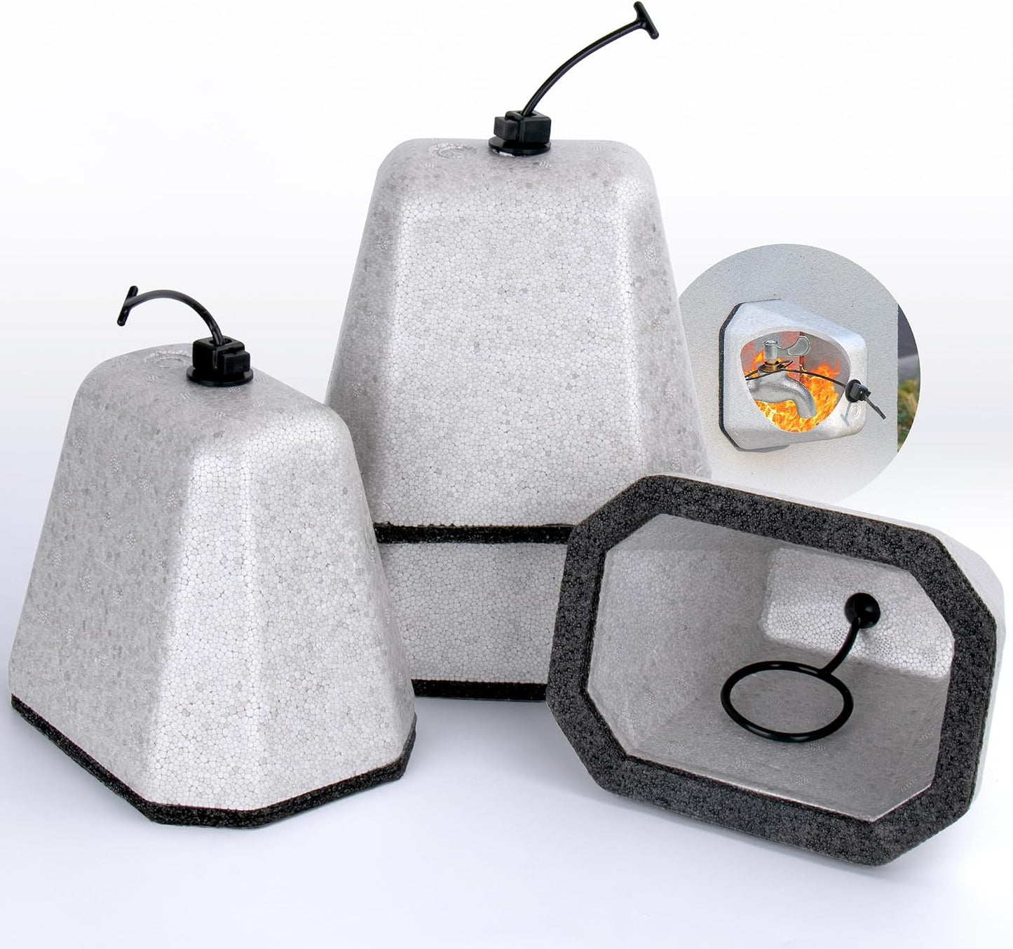 Fundas grifo exterior invierno 4 pzas espuma reutilizable