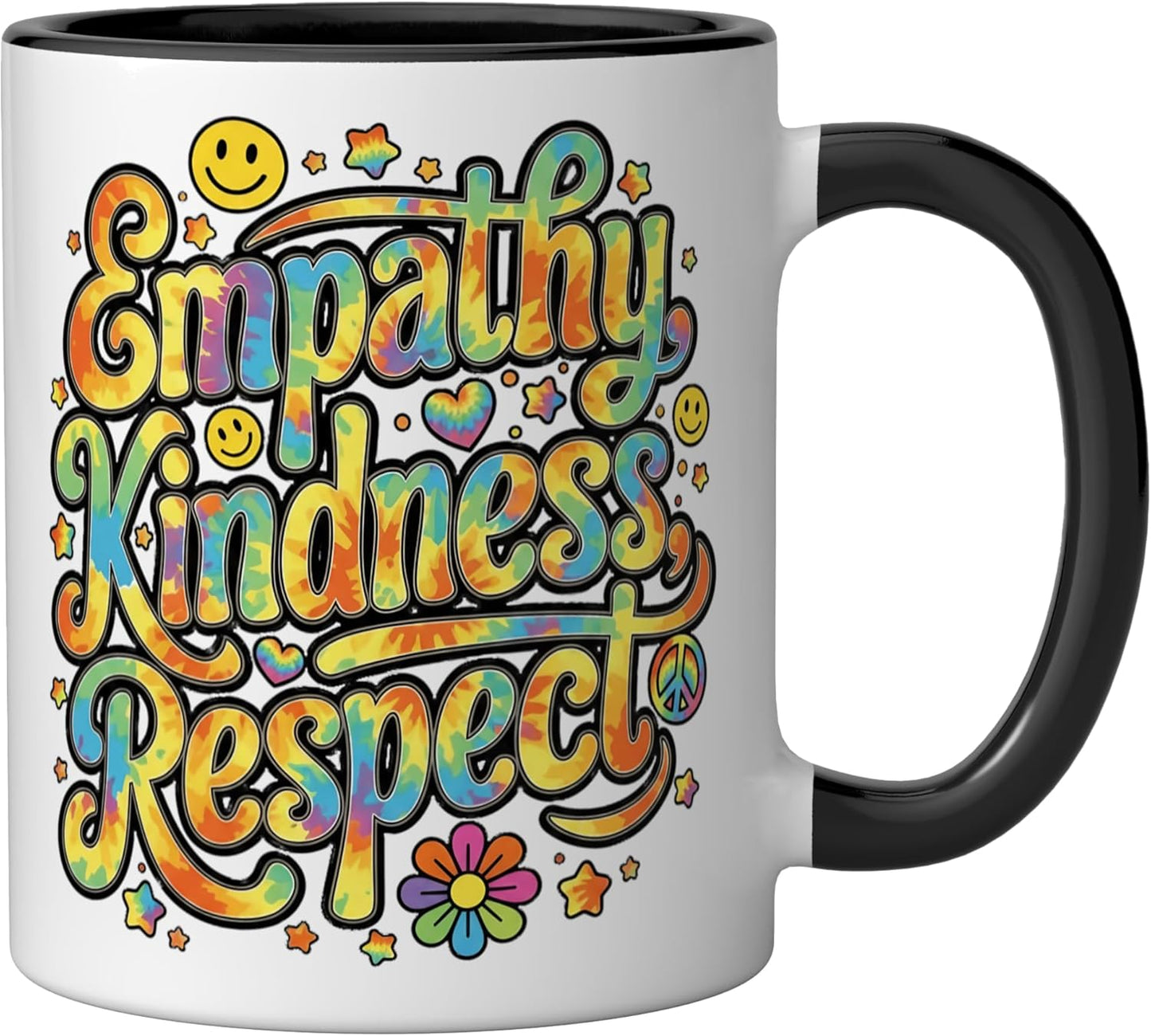 Taza Cerámica Inspiradora para Docente Negro/Blanco