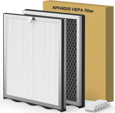 2 Filtros APH4000 comp H13 HEPA y carbón activado