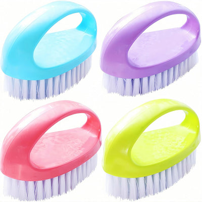 Cepillo pequeño para limpieza hogar 4 pzas cerdas nailon rígidas