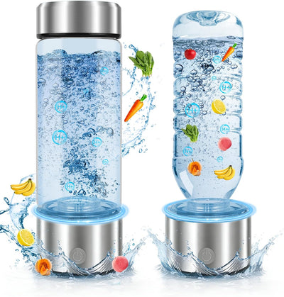 Generador de agua de hidrógeno portátil 16 oz con tecnologia SPE PEM