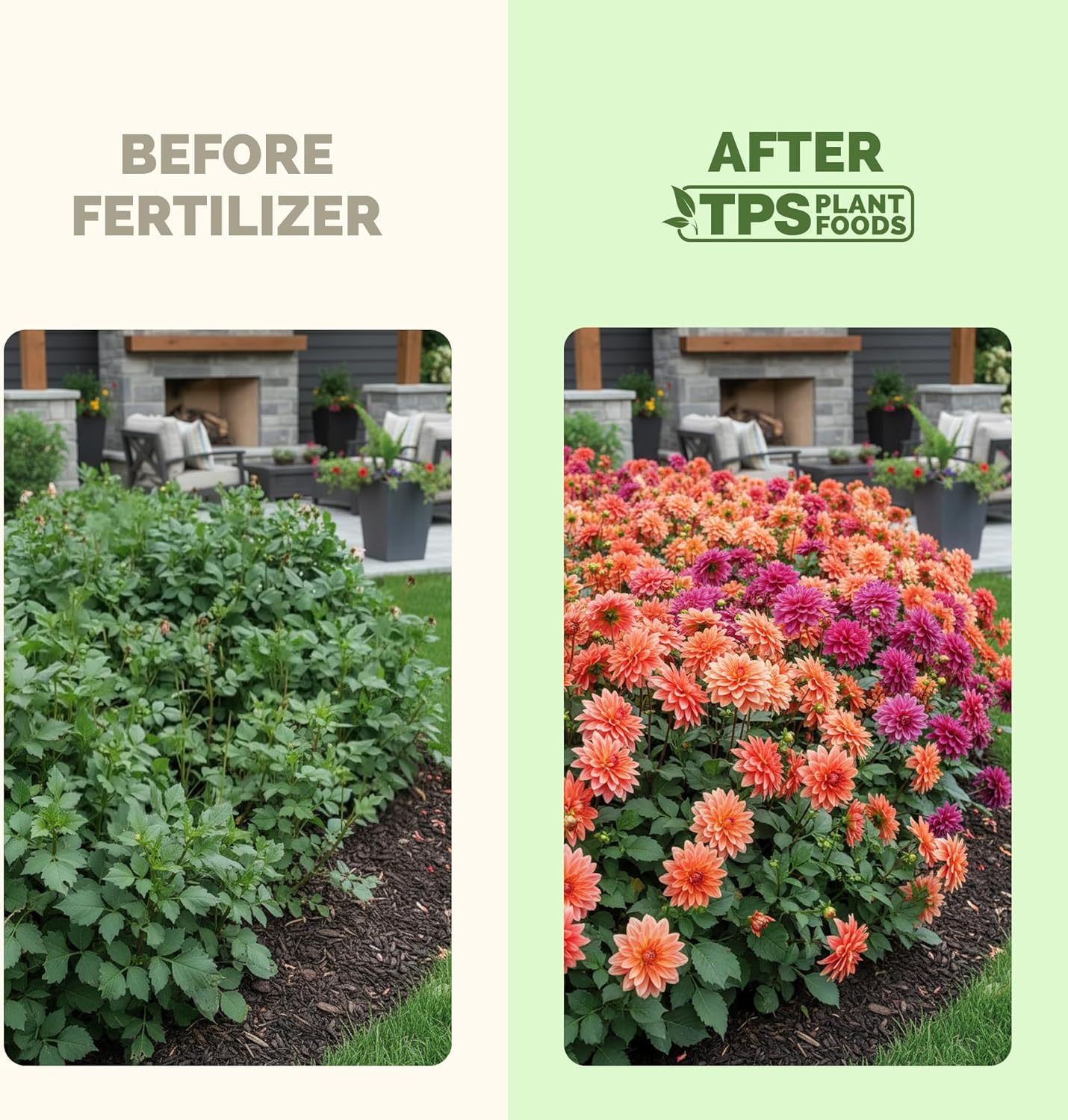 Fertilizante líquido para dalias flores grandes raíces fuertes 8oz
