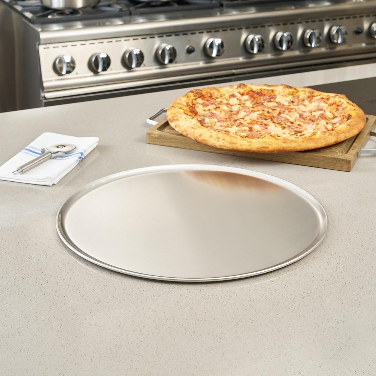 Rejilla pizza aluminio 19pulg 12 Pzas