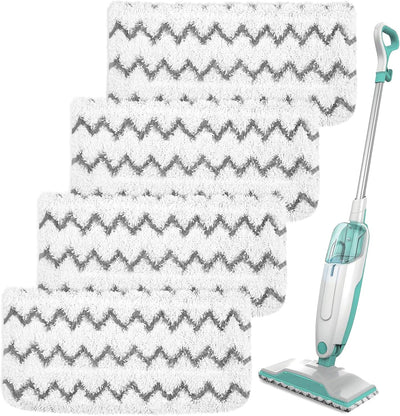 4 Pzas Almohadillas Microfibra Repuesto para Trapeador Shark S1000