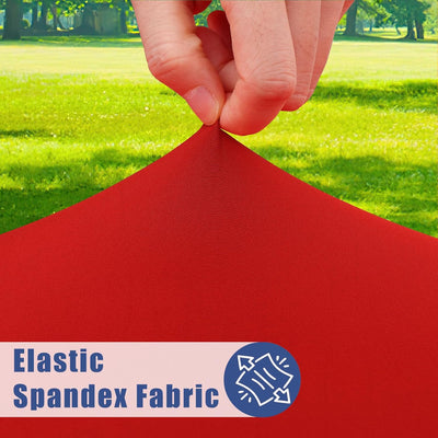 6 Pzas Manteles Spandex Elásticos 8pulg Para Picnic Exteriores