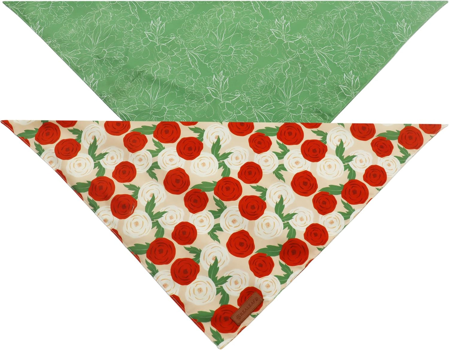 Bufanda floral para perros de ra calidad talla grande