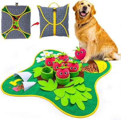 Alfombrilla interactiva perros 28x28pulg estimulación mental