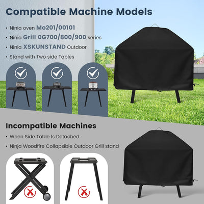 Soporte cubierta impermeable para parrilla Ninja OG700/800/900