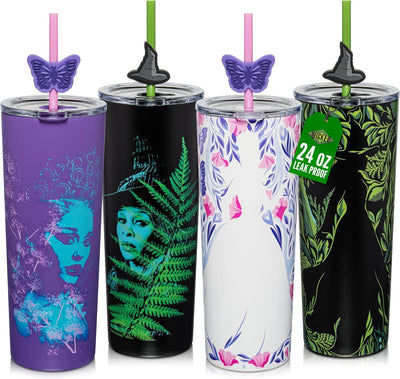 Paquete 2 Vaso Acero Inox 24oz Con Licencia Wicked