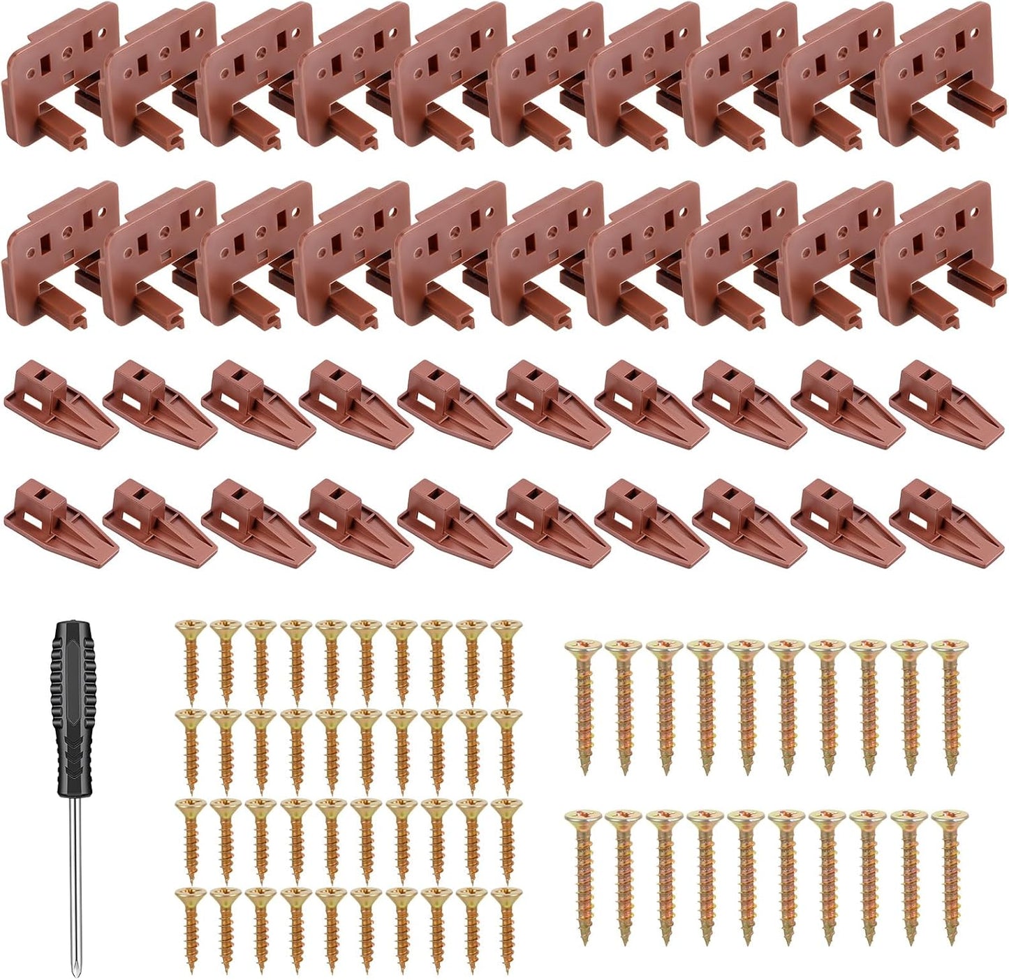 Set 20 Guías Cajones Reparación Correderas S Pzas