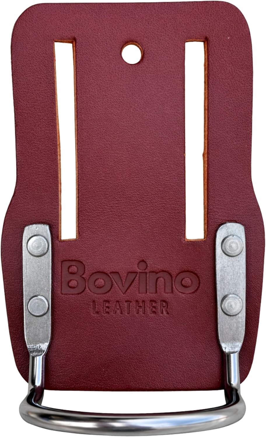 Soporte martillo cuero búfalo 0.157pulg bucle acero para cinturón