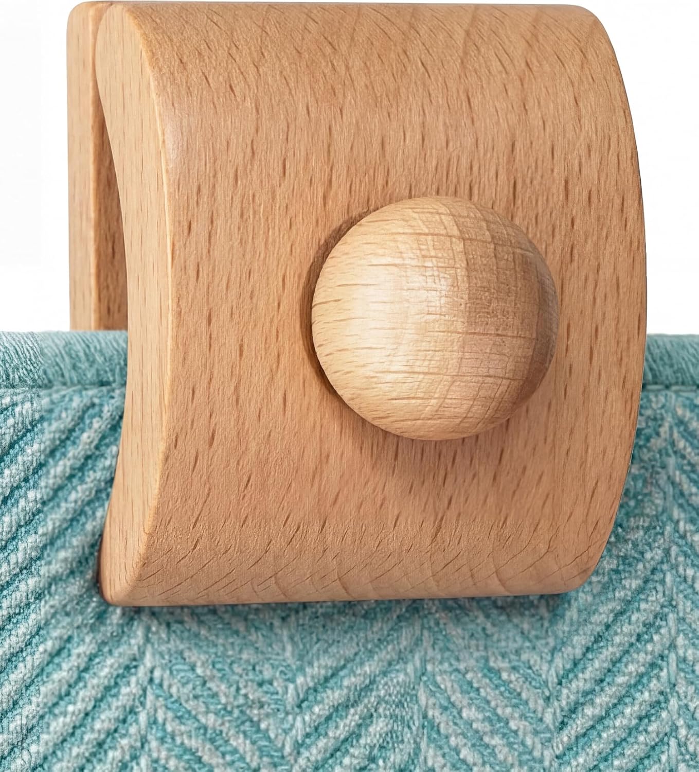 4 Perchas para colgar tapiz y mantas ajustables naturales