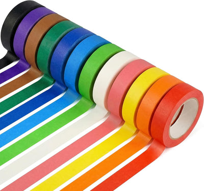 12 Rollos Cinta Adhesiva 0.7pulg x 13yd