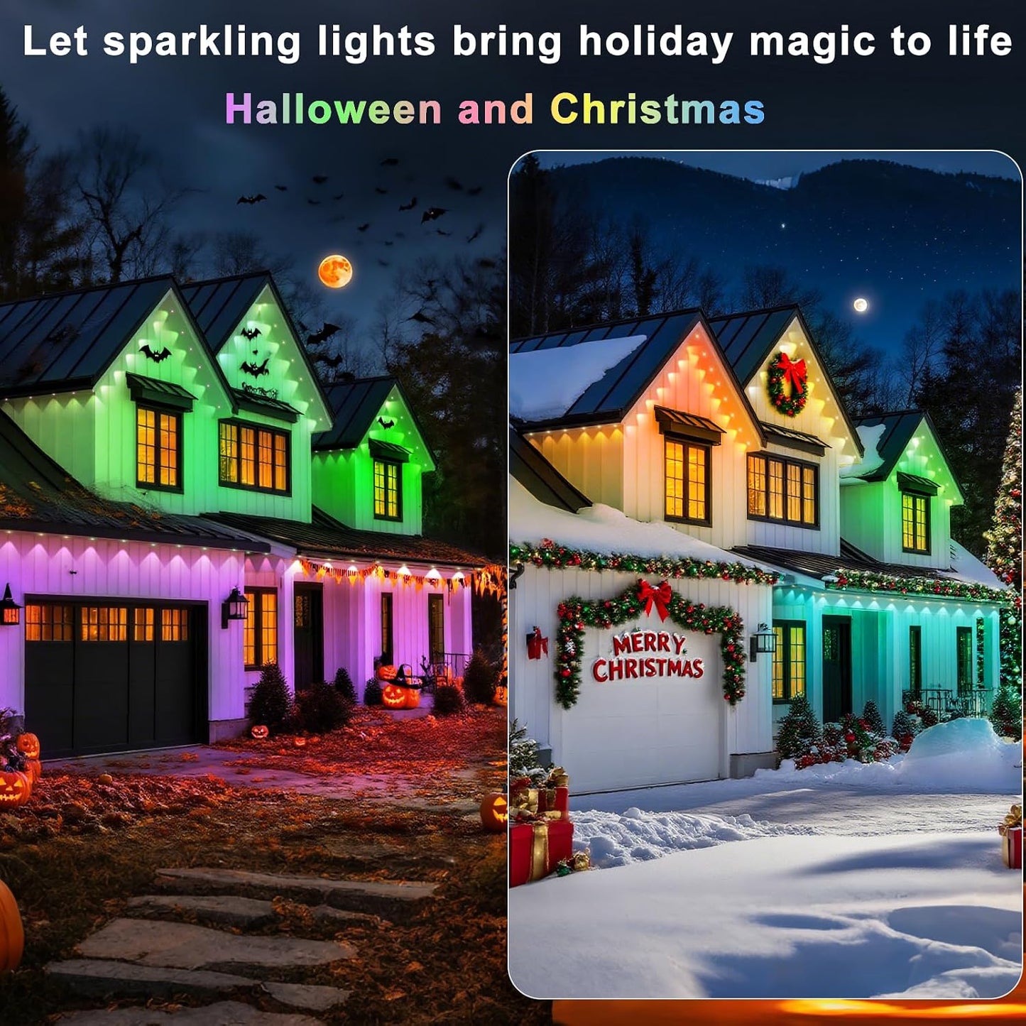 Luces RGB LED IP67 impermeables para exteriores 100ft