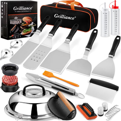 Kit 27 accesorios plancha Blackstone espátula cubierta para untar
