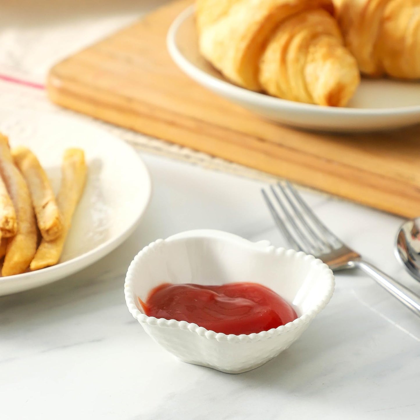 Juego de 12 cuencos de cerámica para salsa, guarnición y condimentos