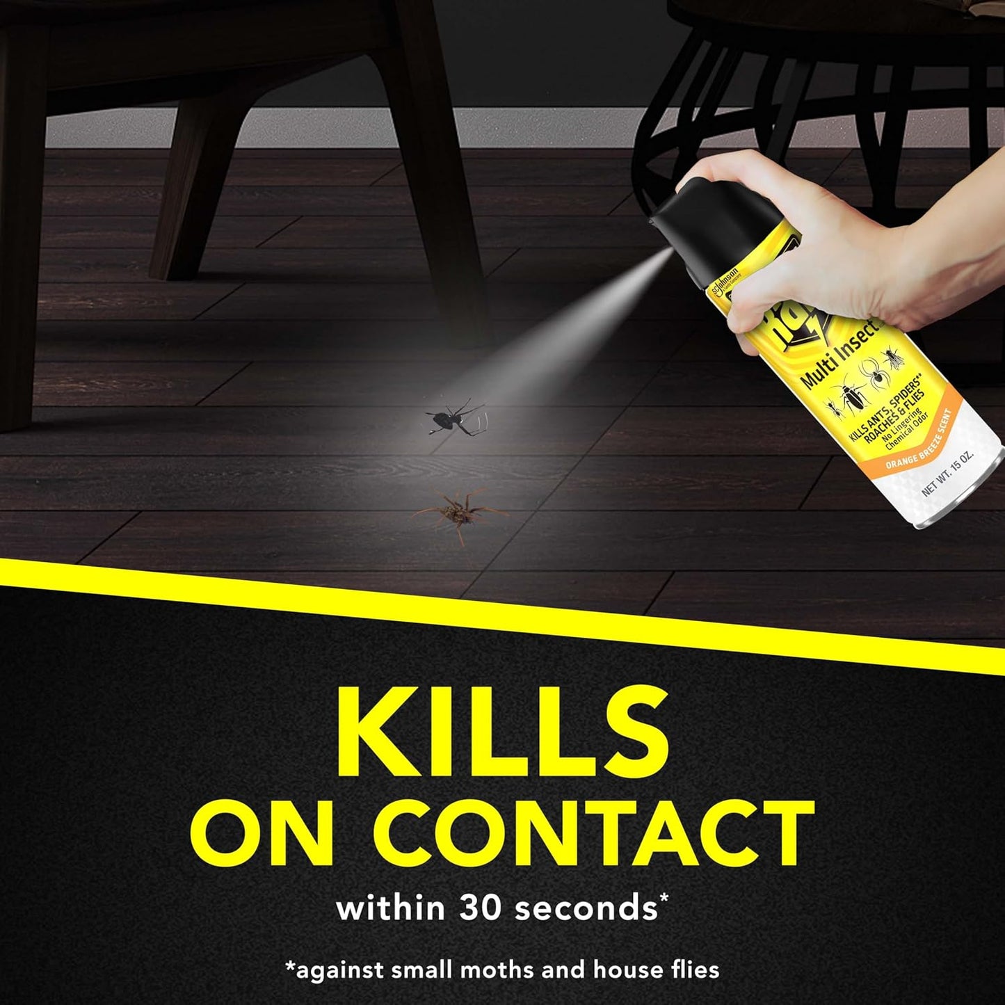 Raid Asesino Insectos 15oz Brisa Naranja