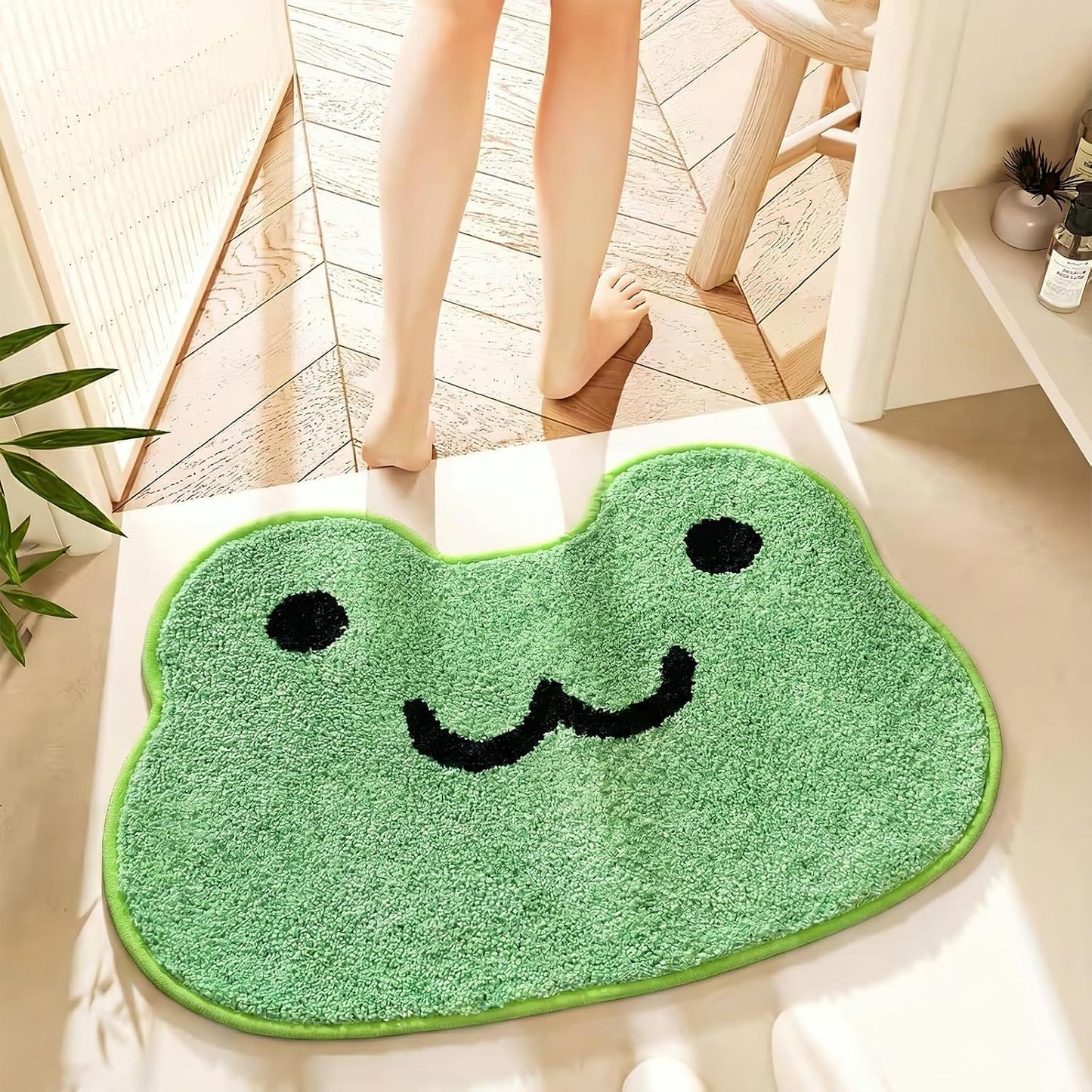 Alfombra baño microfibra suave antideslizante para niños
