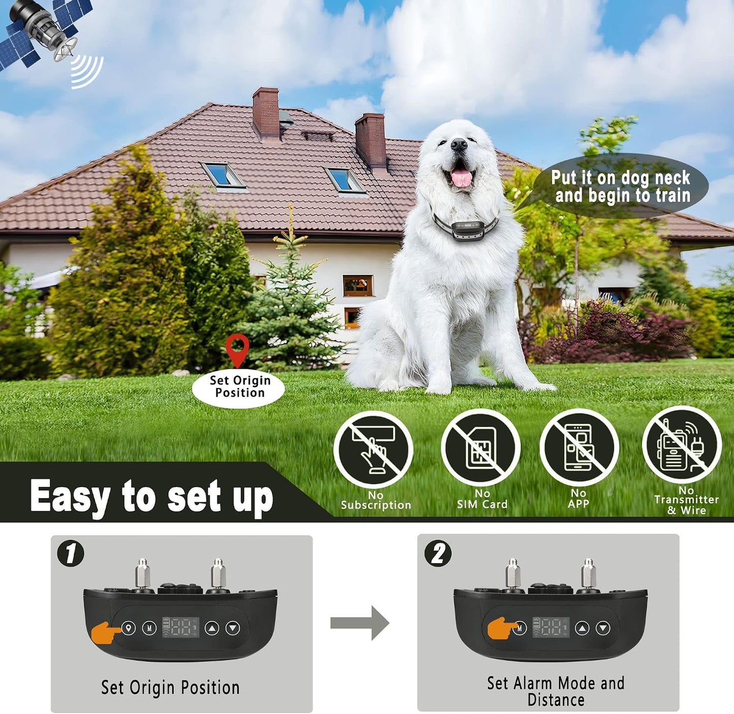 Sistema GPS inalámbrico para contención de mascotas