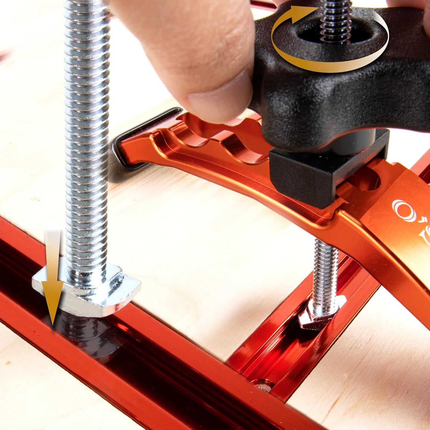 Tornillos T-Slot para Madera HWR008 3/4" 20 Pzas