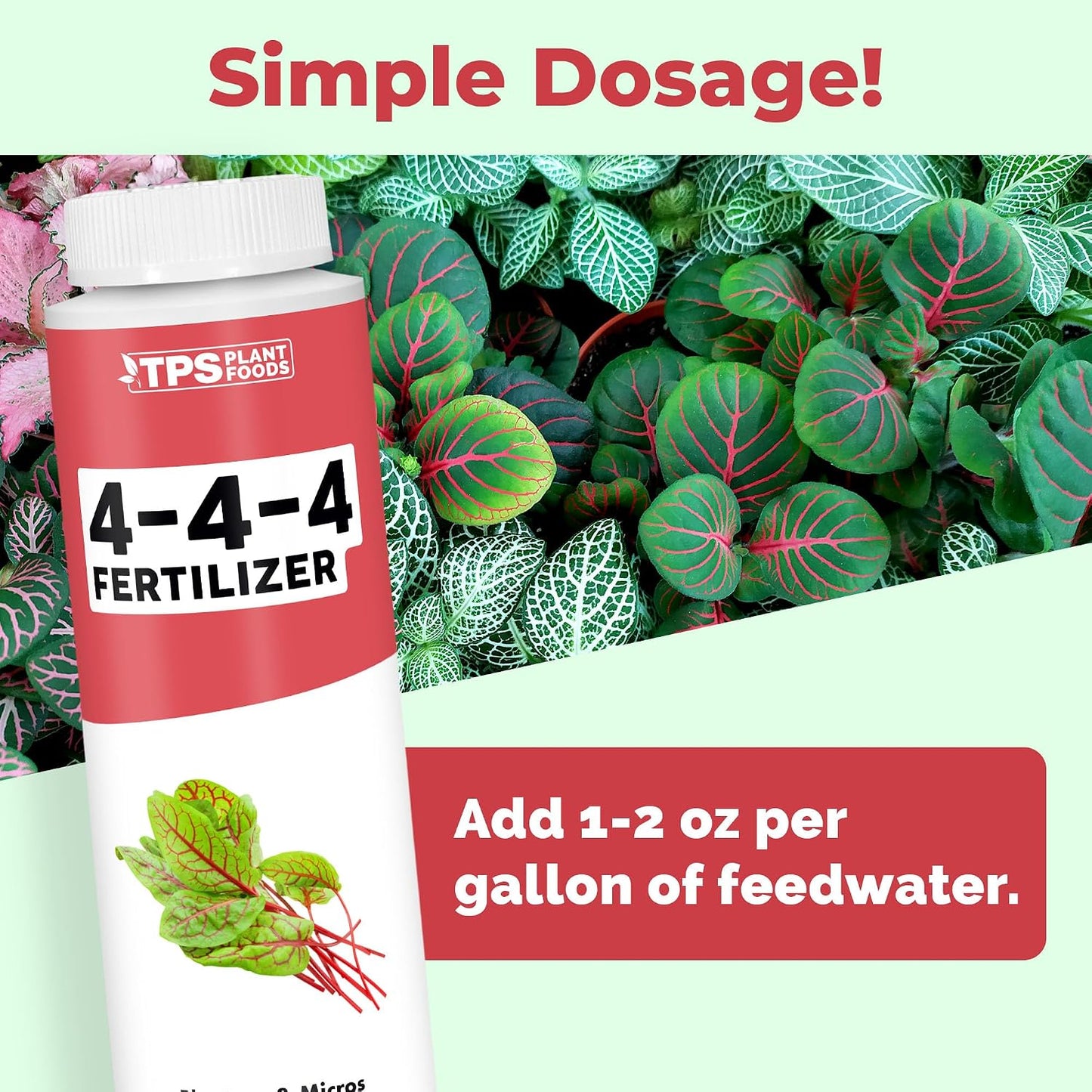 Fertilizante líquido para plantas hierbas y verduras 8oz
