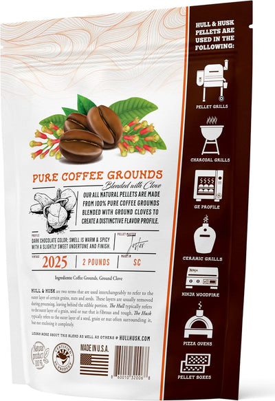 Pellets de café y clavo para cocina