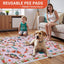 Almohadillas orina perros gatos 40x26pulg reutilizables antidesliz