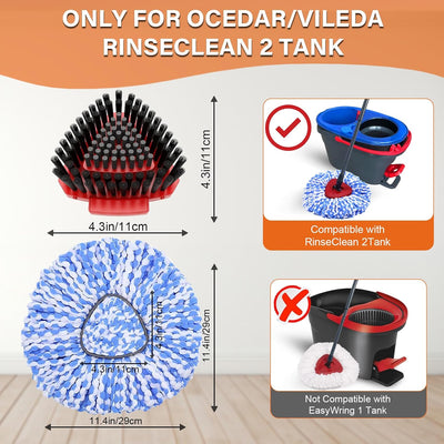 Cabezal repuesto fregona sistema O Cedar RinseClean 2 tanques