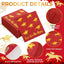 Servilletas de cóctel Derby de caballo 5 x 5 pulgadas dorado desechable